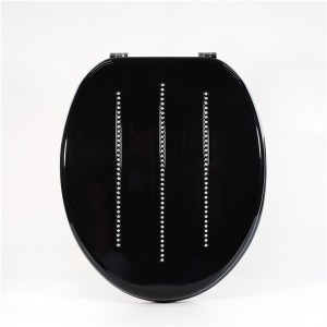 Molded Wood Toilet Seat – Black Diamond